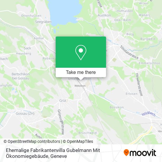 Ehemalige Fabrikantenvilla Gubelmann Mit Ökonomiegebäude map