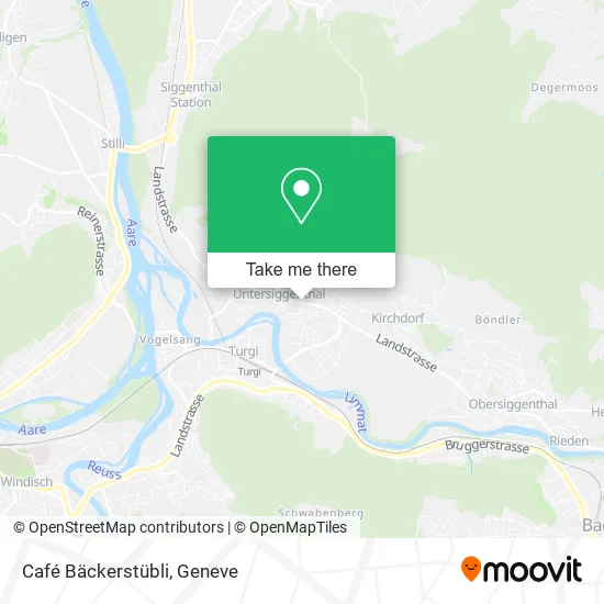 Café Bäckerstübli map