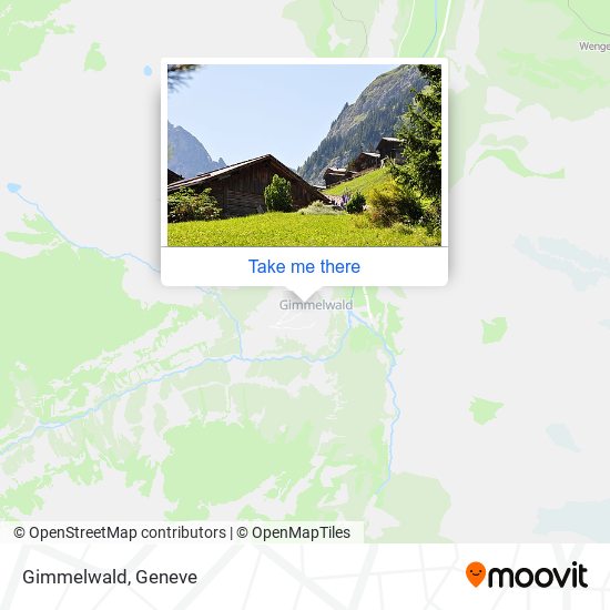 Gimmelwald map