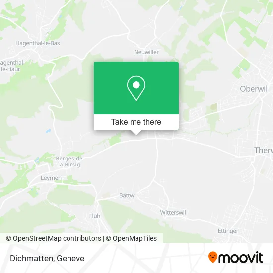 Dichmatten map