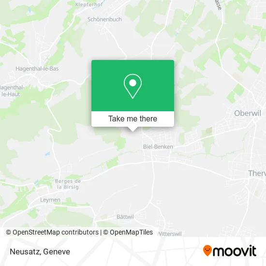 Neusatz map