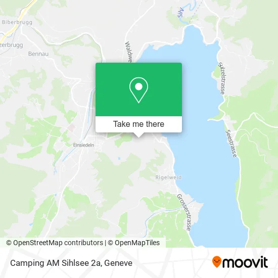 Camping AM Sihlsee 2a map
