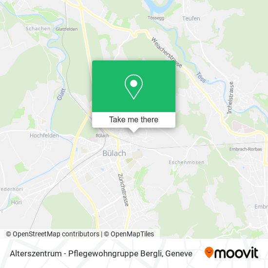 Alterszentrum - Pflegewohngruppe Bergli map