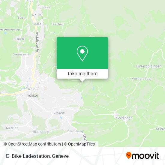 E- Bike Ladestation map
