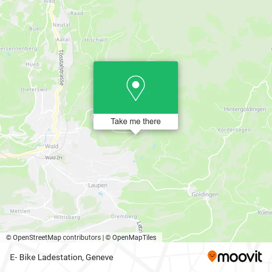 E- Bike Ladestation map