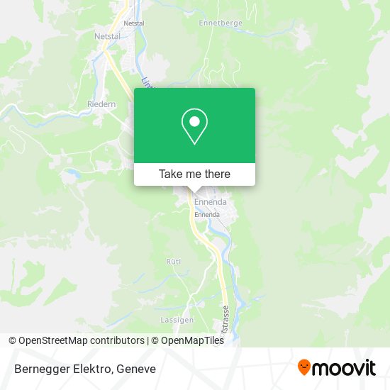 Bernegger Elektro map