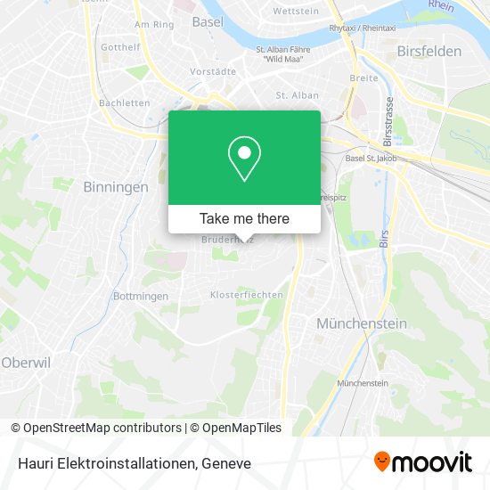 Hauri Elektroinstallationen map