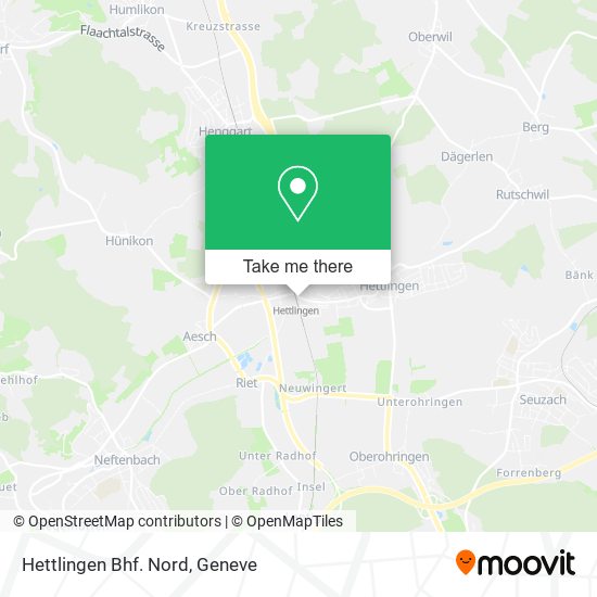 Hettlingen Bhf. Nord map