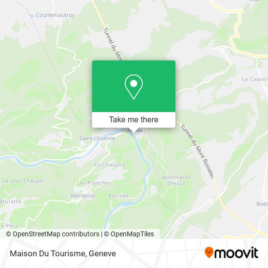 Maison Du Tourisme map