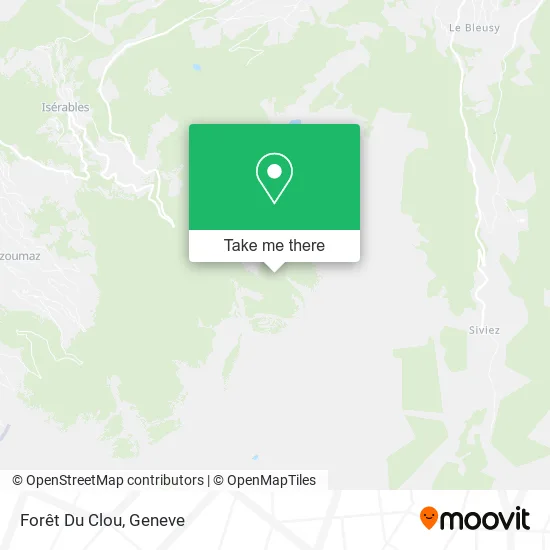 Forêt Du Clou map