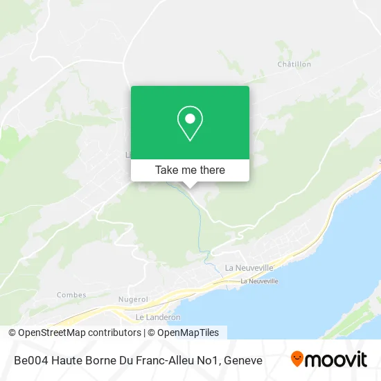 Be004 Haute Borne Du Franc-Alleu No1 map