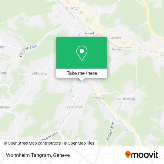 Wohnheim Tangram map