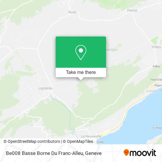 Be008 Basse Borne Du Franc-Alleu map