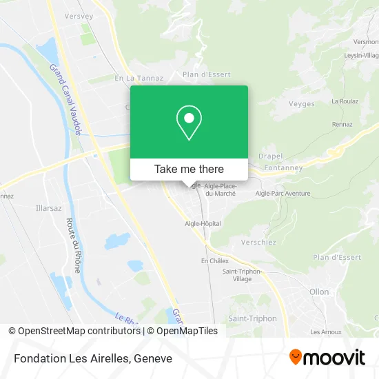 Fondation Les Airelles map