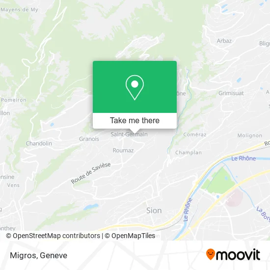 Migros map