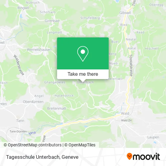 Tagesschule Unterbach map
