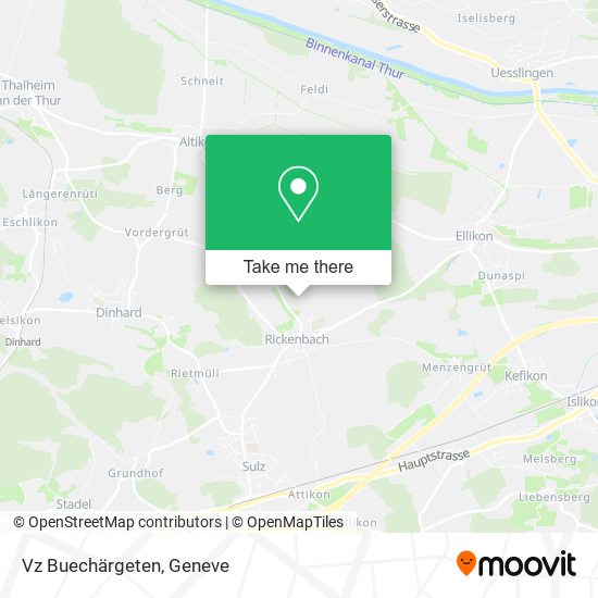 Vz Buechärgeten map