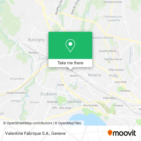 Valentine Fabrique S.A. map