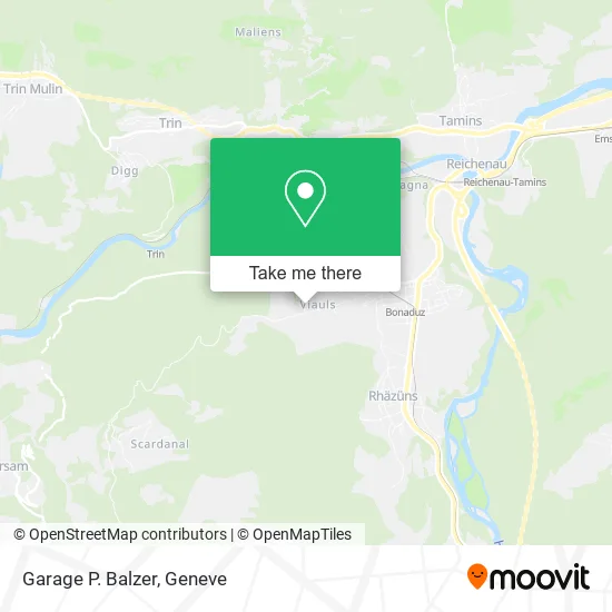 Garage P. Balzer map