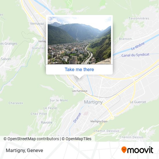 Martigny map