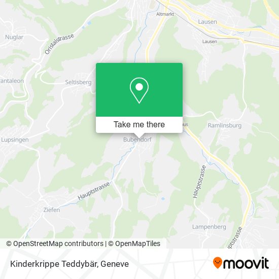 Kinderkrippe Teddybär map