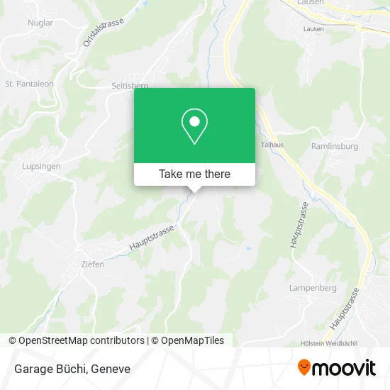 Garage Büchi map