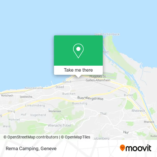 Rema Camping map