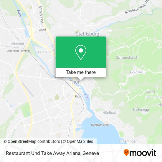 Restaurant Und Take Away Ariana map