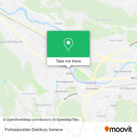 Polizeiposten Dietikon map