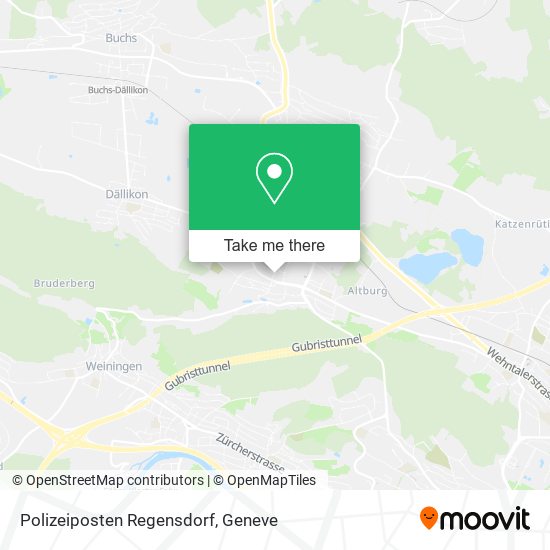 Polizeiposten Regensdorf map