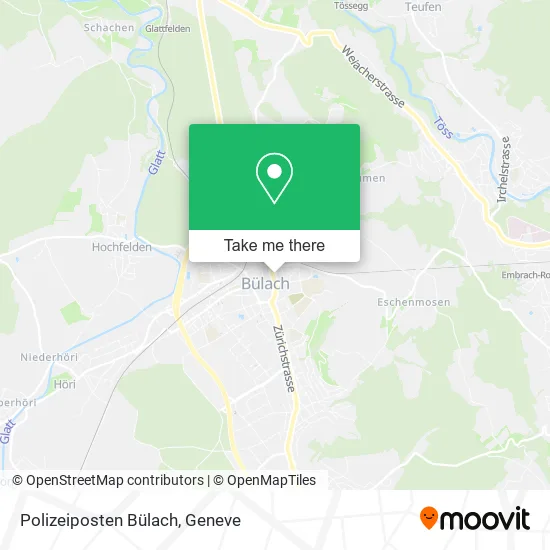 Polizeiposten Bülach map