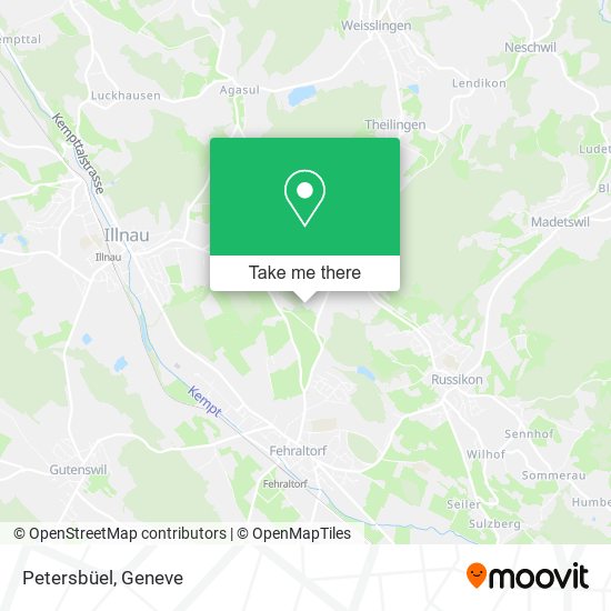 Petersbüel map