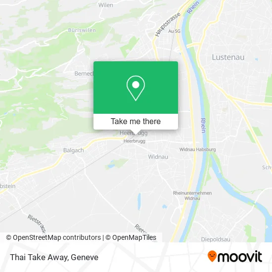 Thai Take Away map