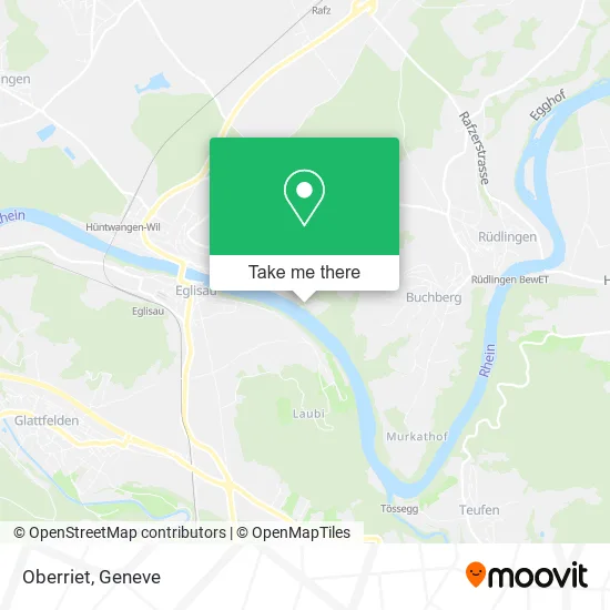 Oberriet map