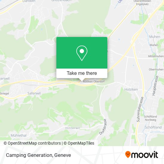 Camping Generation map