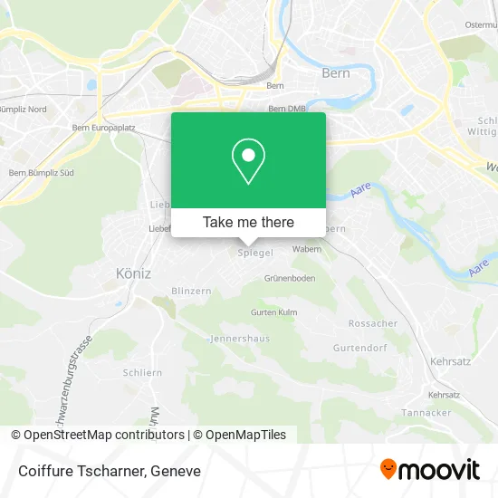 Coiffure Tscharner map