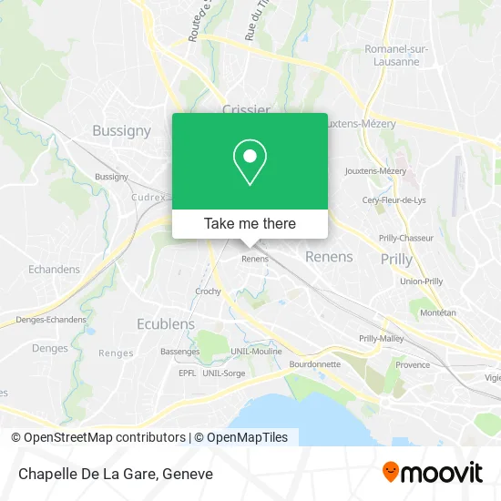 Chapelle De La Gare map