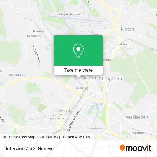 Interxion Zur2 map