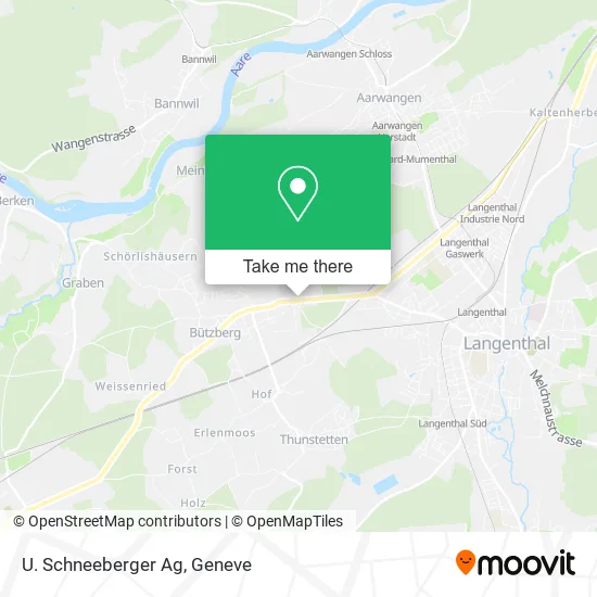 U. Schneeberger Ag map