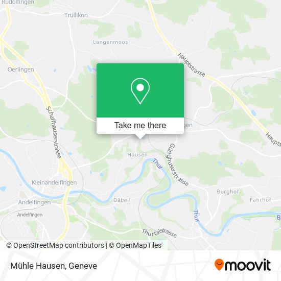 Mühle Hausen map