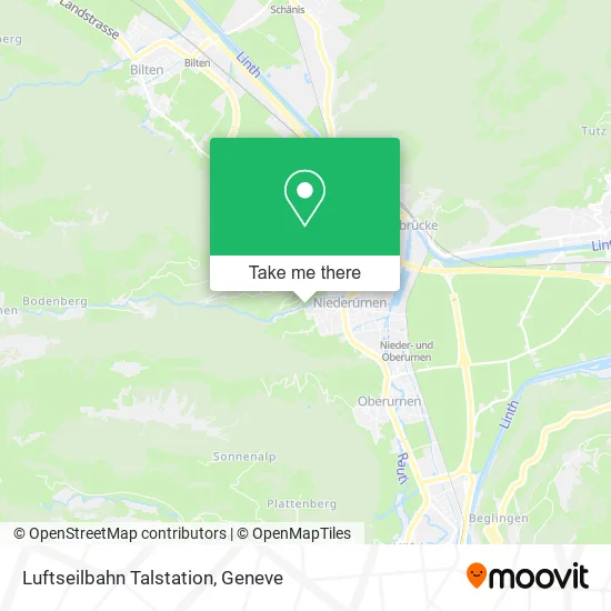 Luftseilbahn Talstation map