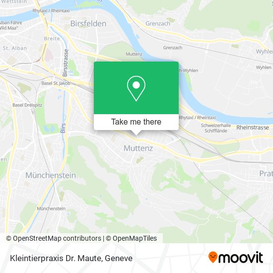 Kleintierpraxis Dr. Maute map
