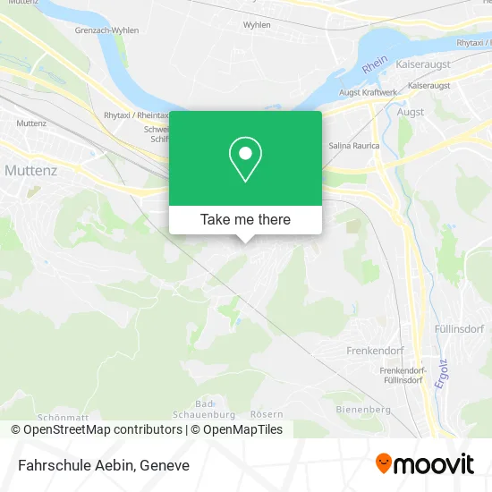 Fahrschule Aebin map