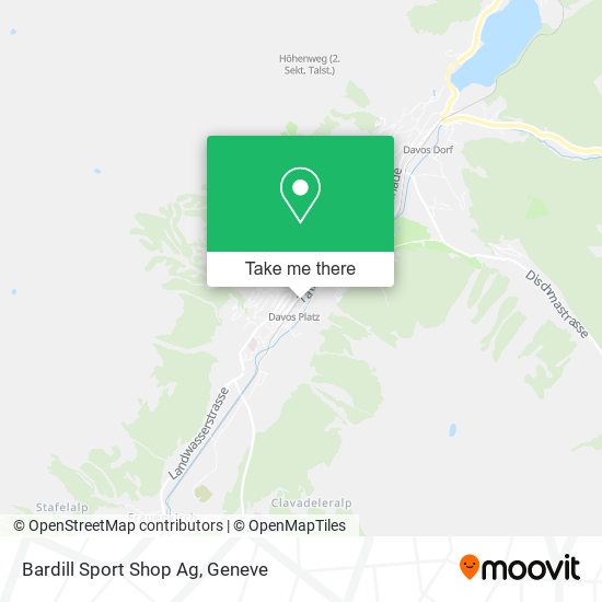 Bardill Sport Shop Ag map