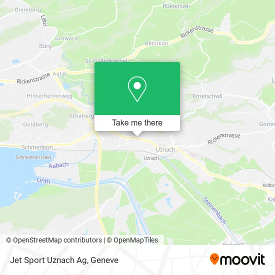 Jet Sport Uznach Ag map