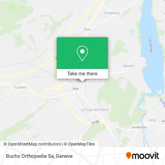 Buchs Orthopedie Sa map