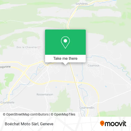 Boéchat Moto Sàrl map