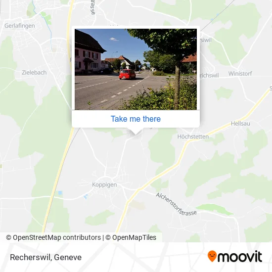 Recherswil map