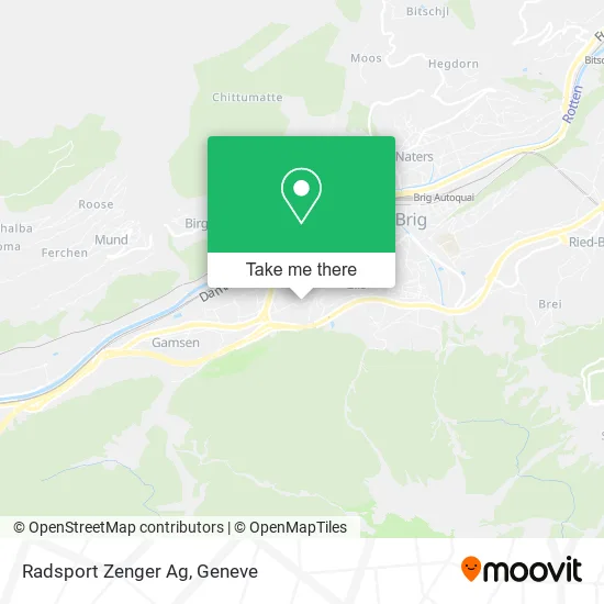 Radsport Zenger Ag map