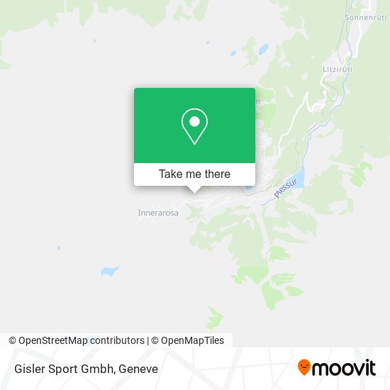 Gisler Sport Gmbh map
